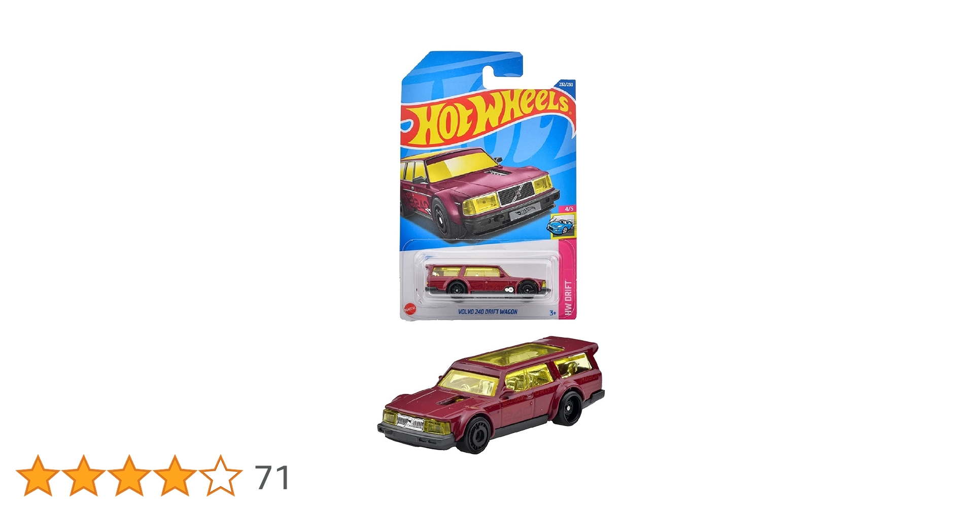 Amazon.co.jp: ホットウィール(Hot Wheels) ベーシックカー ボルボ 240